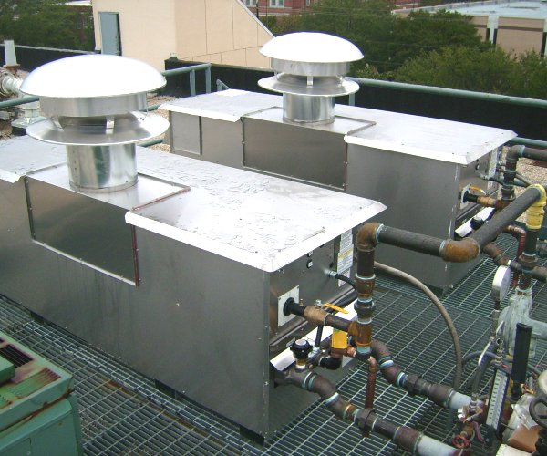 Rooftop Mounted Boilers