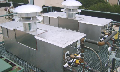 Tandem Low Profile Roof Mounted Boilers